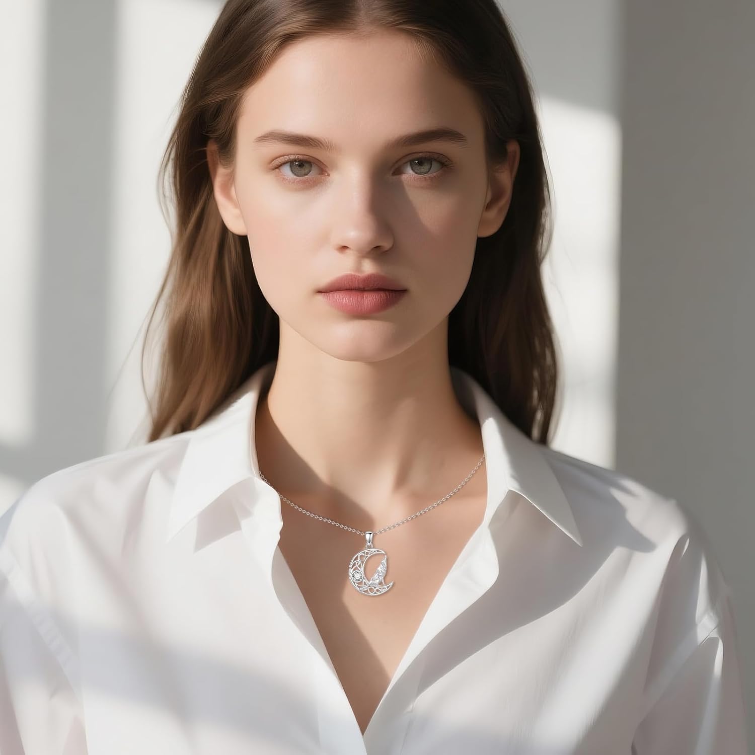 Moissanite Animal Necklace Sterling Silver Cute Animal Pendant Jewelry Gifts for Women - Image 2