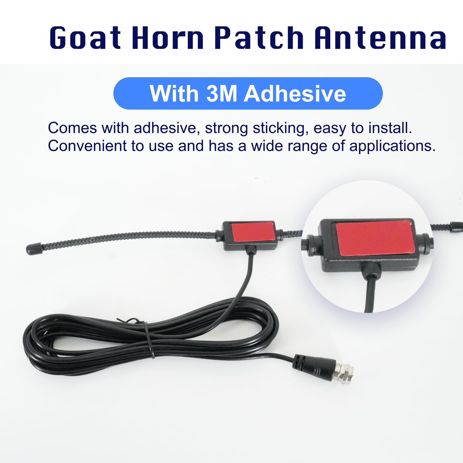 Antenne FM Pour Tuner HiFi Avec Connecteur F Et Câble Coaxial