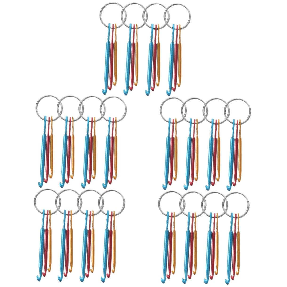 DOITOOL 20 Pezzi Uncinetti Piccoli per Lavoro Maglia Portatile Strumenti Creativi per Intrecciare Accessori Ergonomici per Coperte Cappelli Sciarpe e Guanti