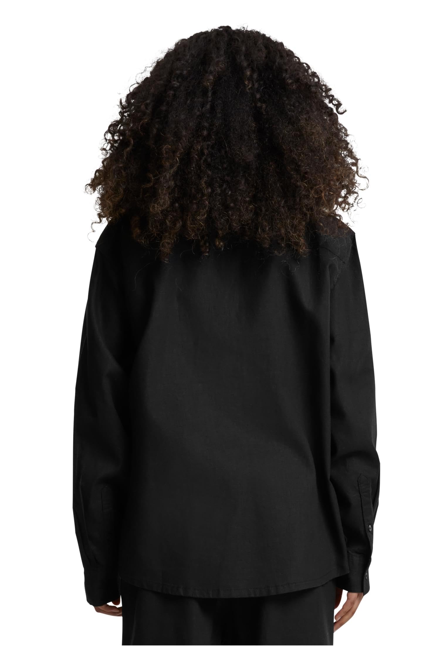 Urban Classics Damen Ladies Linen Mixed Oversized Shirt