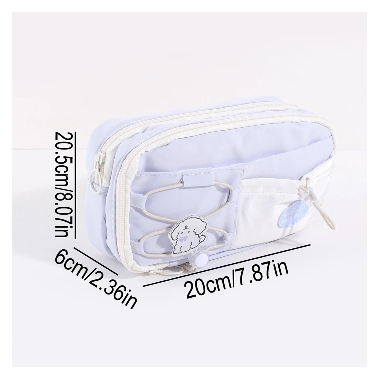 Astuccio viola con coulisse for la scuola