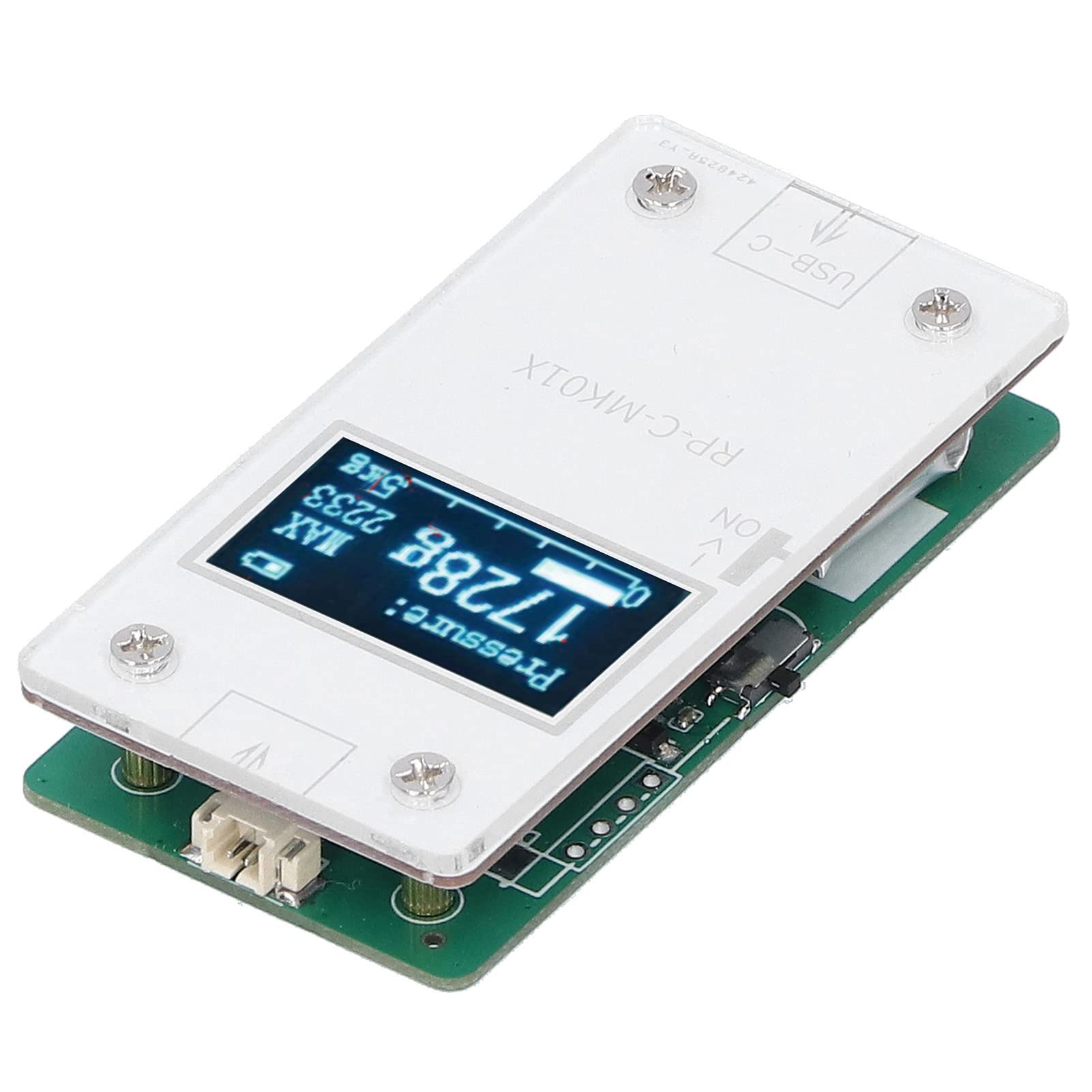 CHICIRIS Módulo de pantalla de sensor de presión ultradelgado con pantalla de plexiglás transparente, batería de larga duración - para proyectos de bricolaje