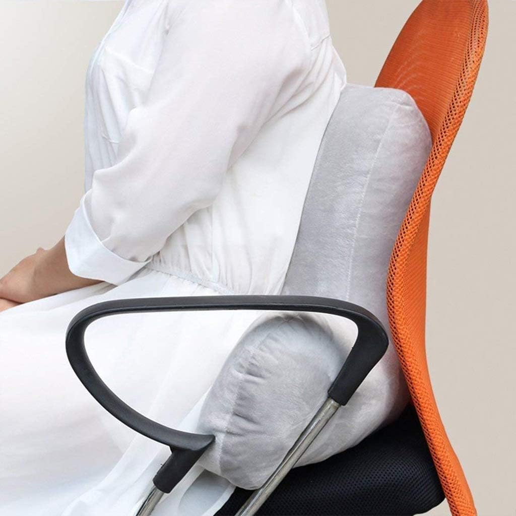 CSCDD 腰椎枕 - オフィスや台所の椅子のための腰椎サポート枕、車のシートや車椅子は、取り外し可能な洗えるカバーと企業が付属して