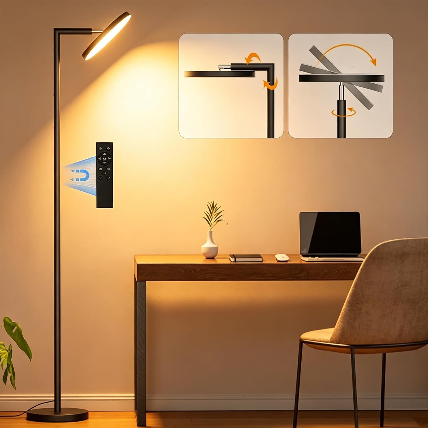 Photo 1 of Karjoefar 36W LED Floor Lamp