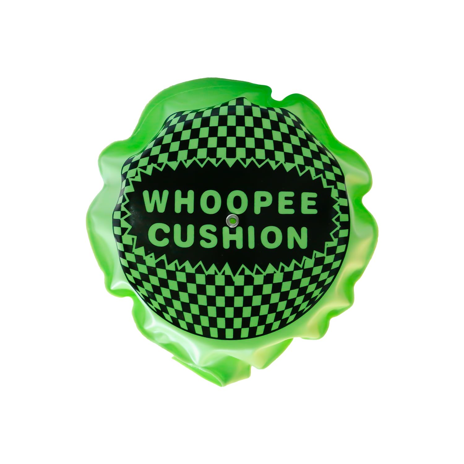 Gaomumu 16cm Whoopee Cushion, Self-Inflating Fart Pad, Interesting Jokes Fart Noise Maker, Novelty Funny Joke Toy, Perfect Gag Gift for Holidays, Parties and Office Pranks(Green)