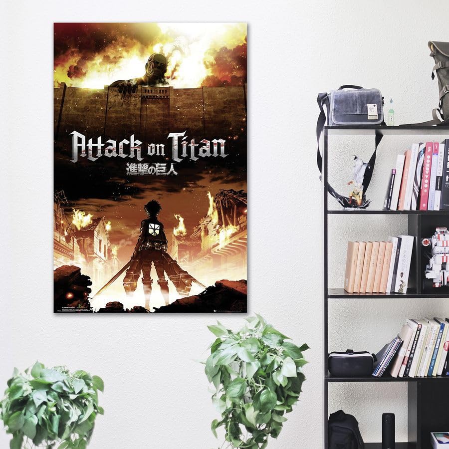 AOTL ポスター Amazon.com: Close Up Attack On Titan Poster Manga/Anime (24