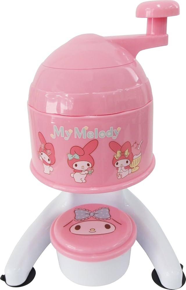 サンリオ - サンリオかき氷マスコットマイメロ サンリオキャラクターズ かき氷機 手動 製氷カップ付き マイメロ