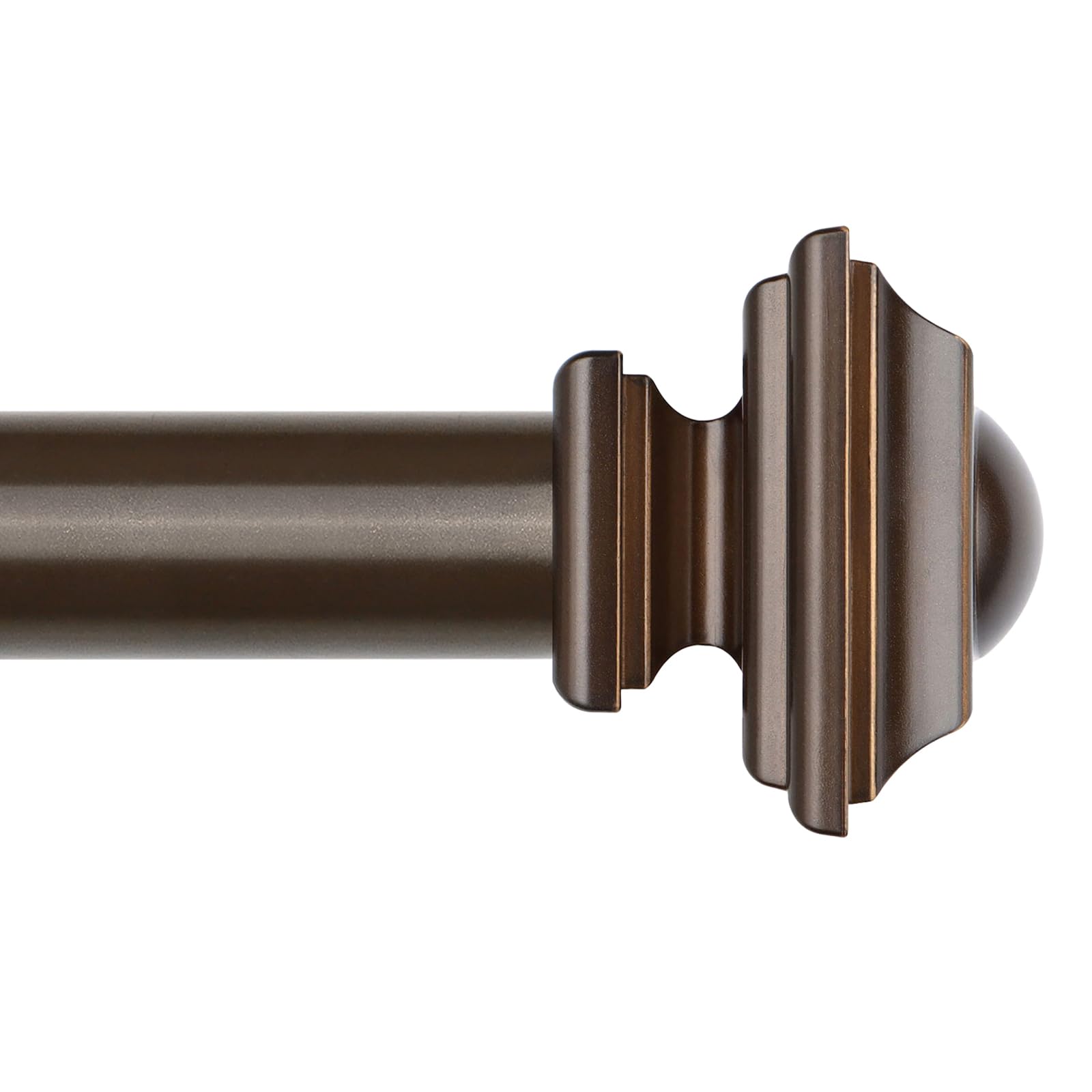 Photo 1 of KAMANINA Bronze Curtain Rod (72-144")
