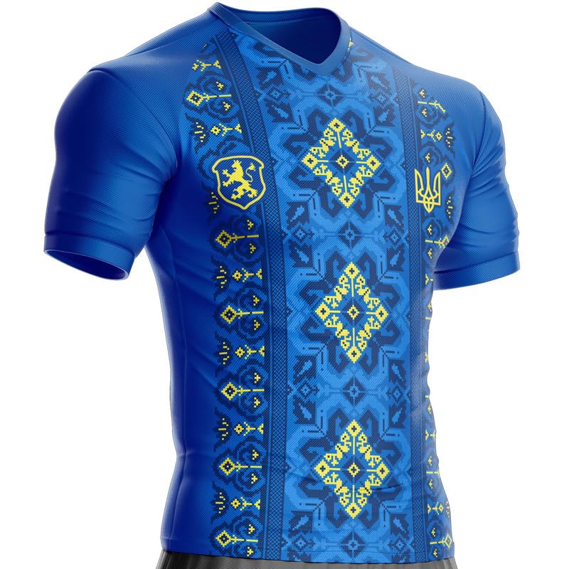 Maglia Ucraina Calcio YK-380 Regalo, Bandiera ucraina