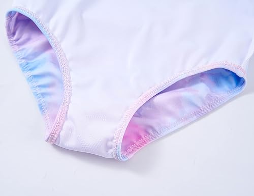 Miniatura 7 de TENVDA Trajes de baño de una pieza para niñas, traje de baño deportivo con cuello halter