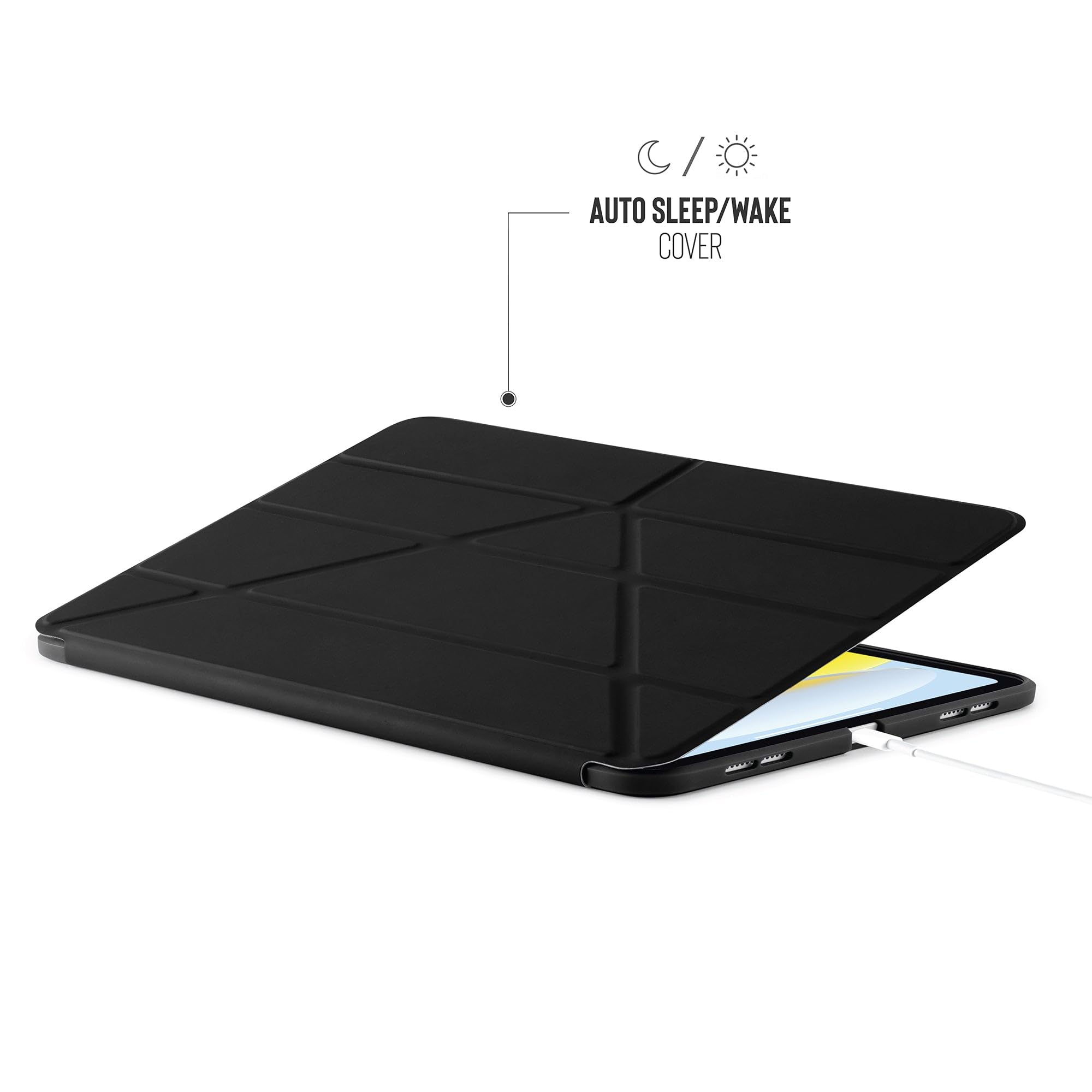 Pipetto P052-49-V custodia per tablet 27,7 cm [10.9] Custodia flip a libro Nero (Pipetto iPad 10.9 [10:th gen] Origami)