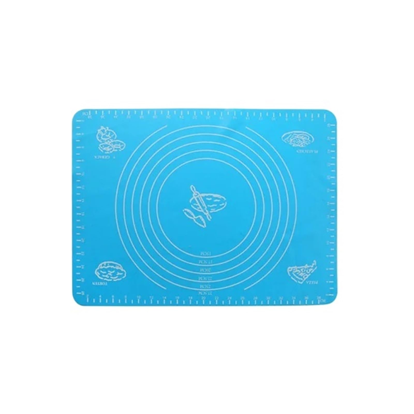 Backmatte kompatibel for Teig-Pizza-Maschine, Gebäck, Küchenzubehör | Blue,70X50cm
