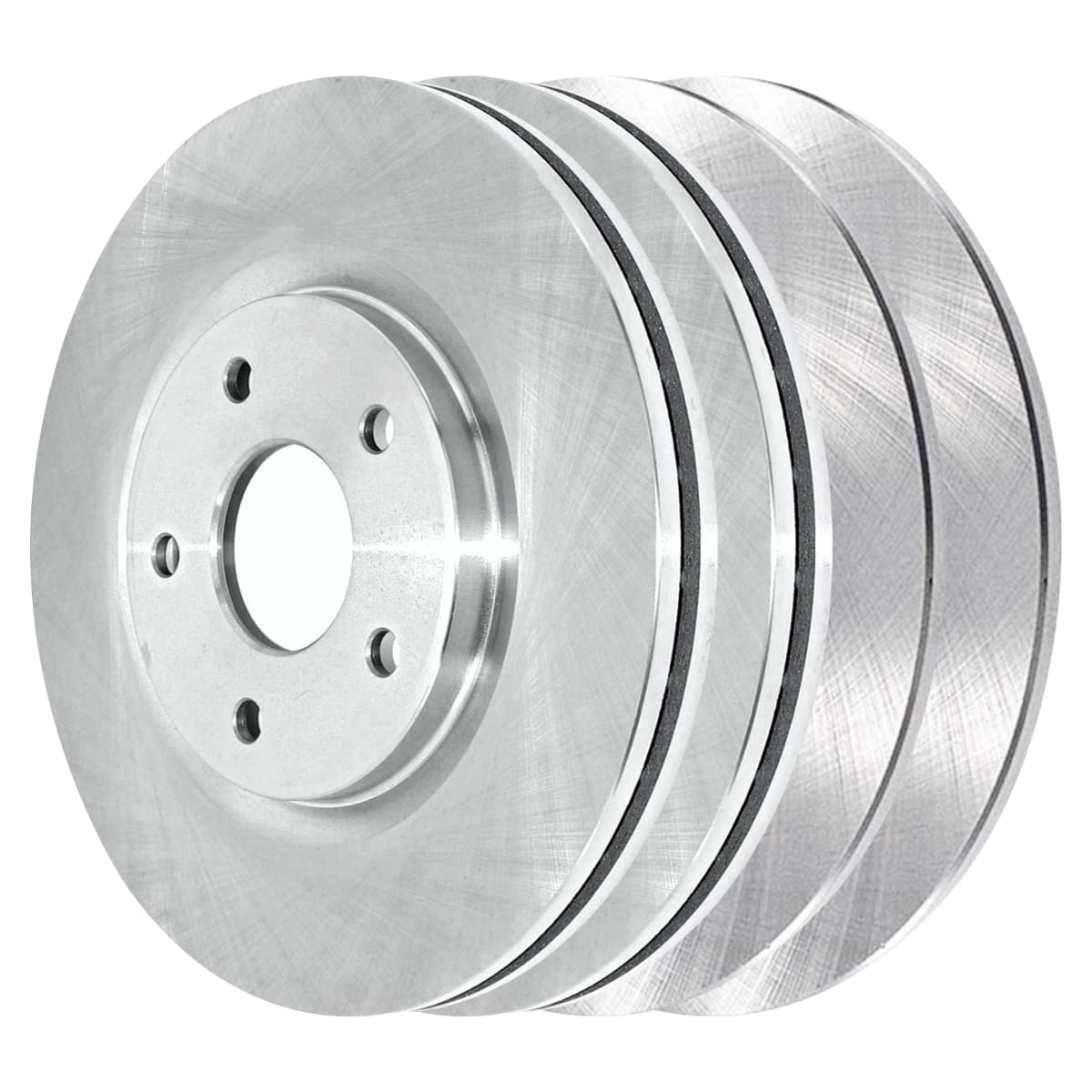 AutoShack Front and Rear Brake Rotors Set of 4 Replacement for 2012-2020 Dodge Grand Caravan Journey 2012-2016 Chrysler Town & Country 2013-2015 Ram C/V 2012-2013 VW Routan 2.4L 3.6L AWD FWD BRKPK387