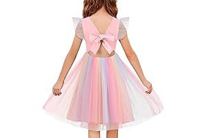 Vibrant Rainbow Tutu Dresses: A Twirling Dream for Toddler Girls