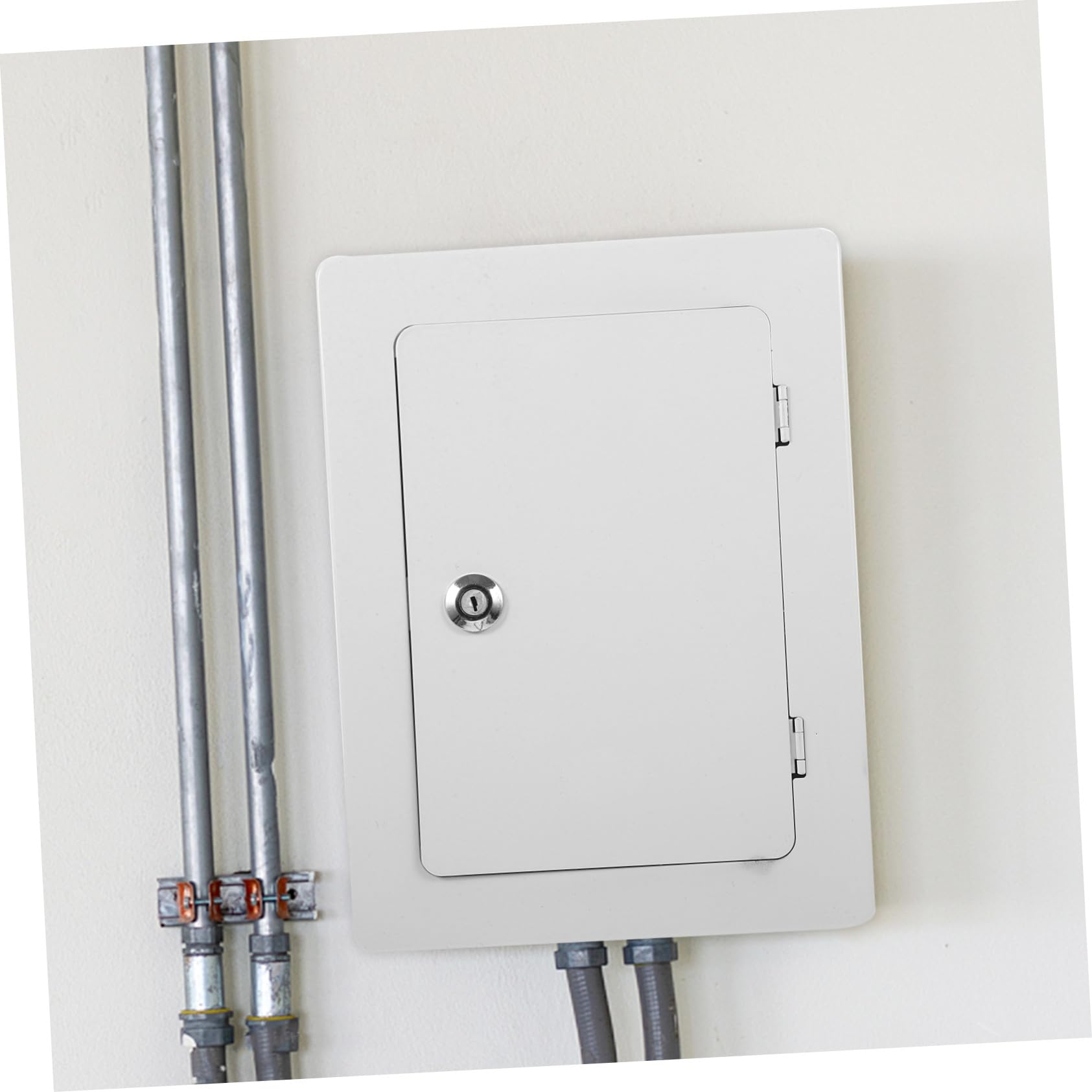 Wetterfeste Projektbox aus Kaltgewalztem Stahl Aufputz Verteilerdose für Außenanwendungen Weiße Elektrobox mit Einfacher Installation und Wasserschutz