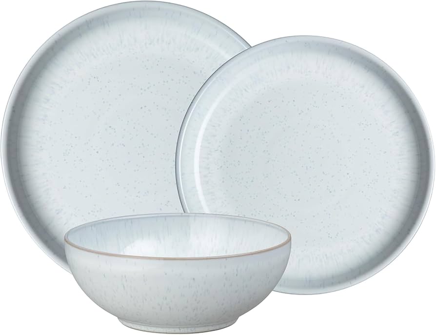 Amazon.com | Denby - White Speckle Dinner Set For 4-12 Piece Amazon.com | Denby - White Speckle Dinner Set For 4-12 Piece