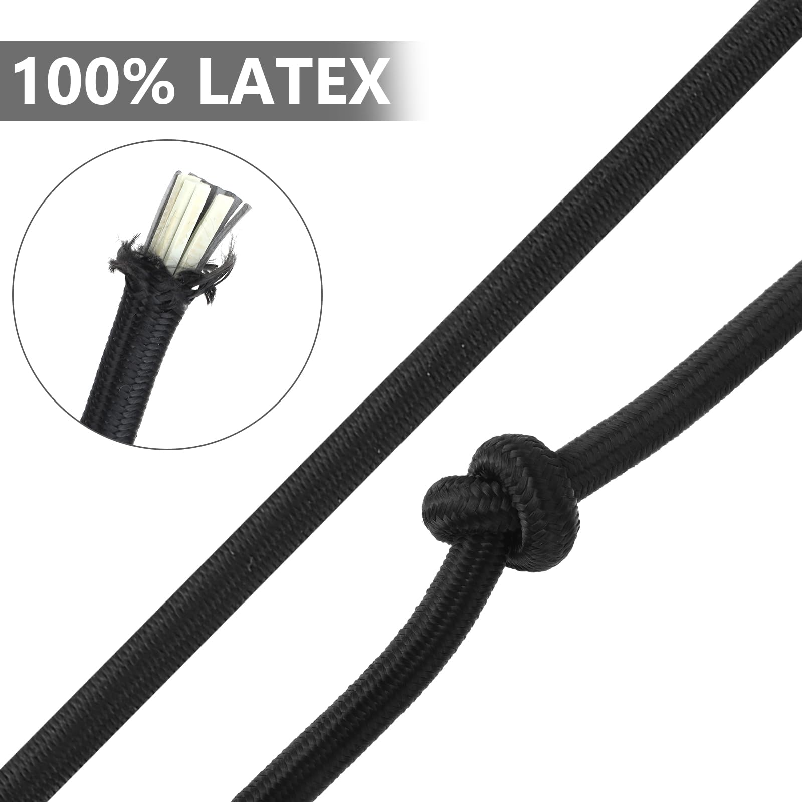 YnewL 12 Pezzi Corde Elastiche Con Gancio, 10/15/20cm Corda Elastica