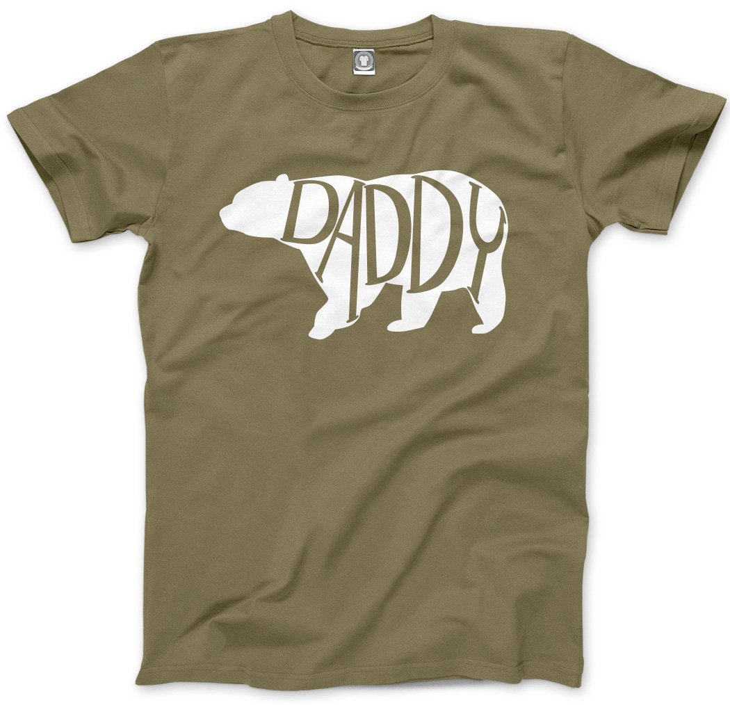 Hotscamp Men's Khaki Daddy Bear Unisex T-Shirt - Medium