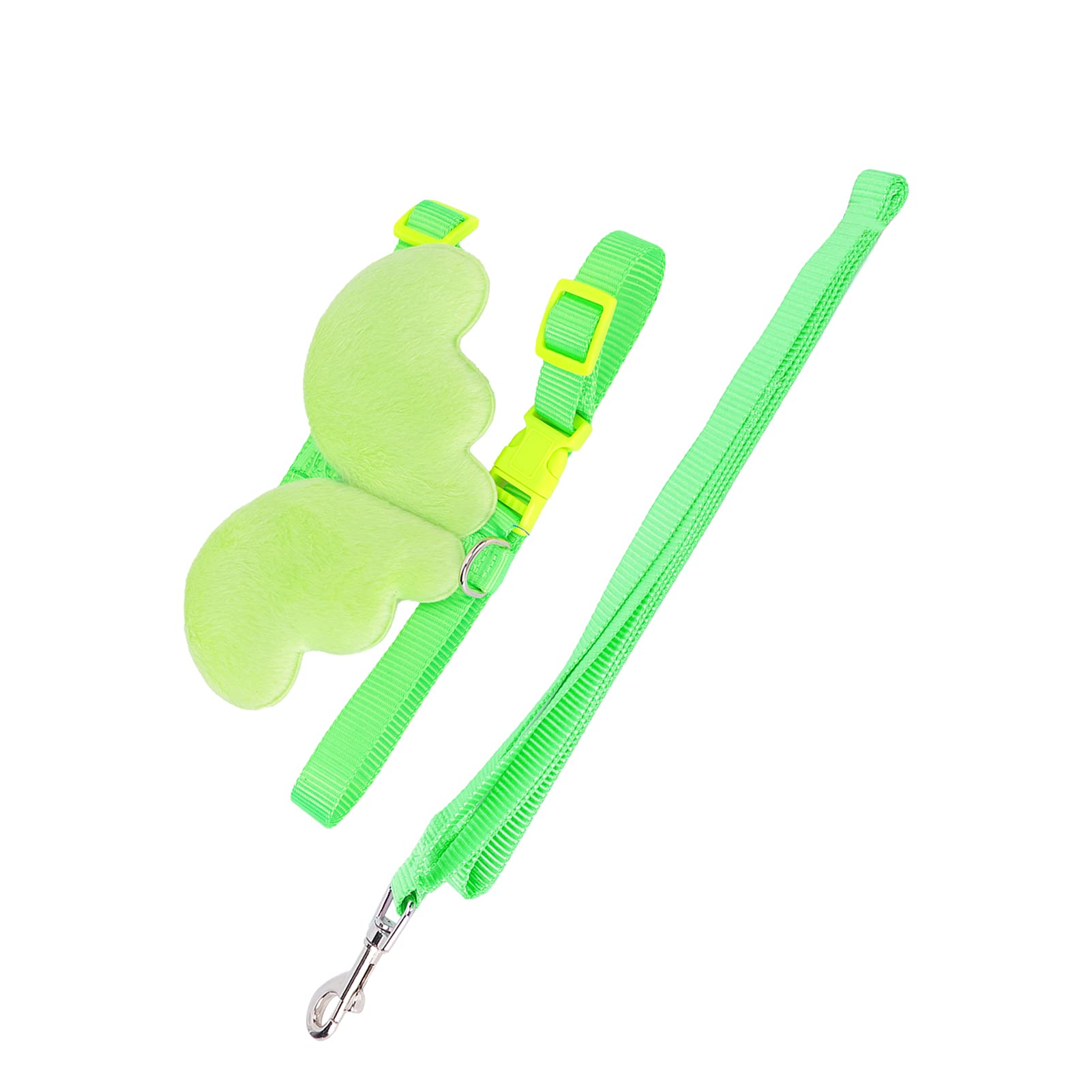 01 02 015 Pet Duck Outside Walking Harness Leash, Adjustable Duck Walking Harness and Leash for Pet Poultry Hen Cock for Chicken Duck or Goose(Green, M)