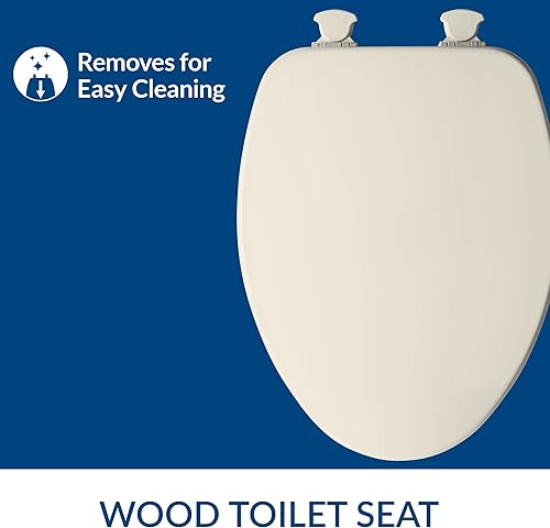 Miniatura 2 de Church - Asiento para inodoro con bisagra fácil de limpiar y cambiar, 585EC 346