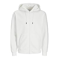 JACK & JONES JJEBRADLEY - Felpa con Cappuccio con Chiusura Lampo