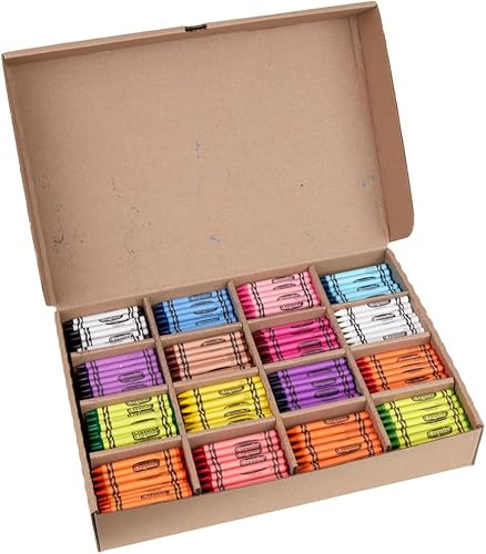 Miniatura 3 de Surtido Crayola pack de clases 800 ceras de tamaño regular 16 colores diferentes 50 cada uno ideal para aulas educativo herramientas artísticas