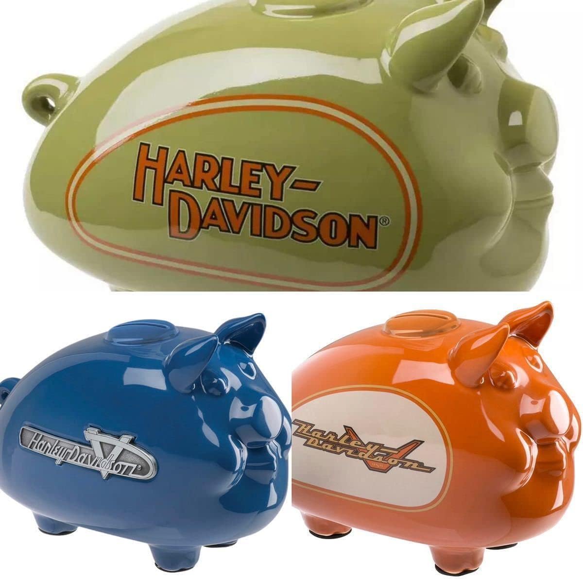 ハーレーダビッドソン ブタ 貯金箱 箱付き ハーレーダビッドソン ブタ 貯金箱 箱付き
