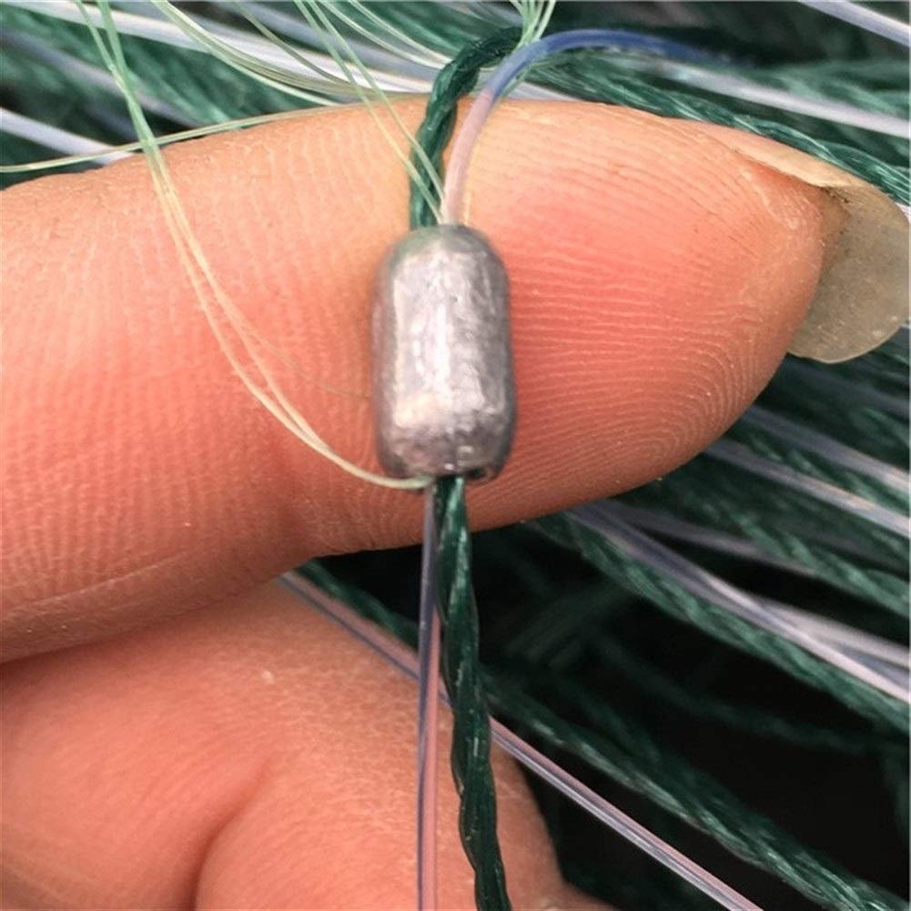 Trasmallos Rete Da Pesca A 3 Strati: 80m O 100m, Alta 1,5m O 3m, Maglie 4-14cm - Attrezzatura Da Pesca