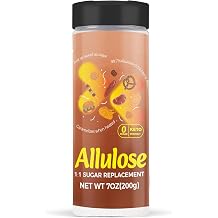 Lesweet Allulose Sweetener with Monk Fruit Extract7 oz, 11 Sugar Substitute, No Erythritol, Zero Calorie Granulated Sweetener for Baking, Cooking & Coffee, Sugar Free, Keto Friendly