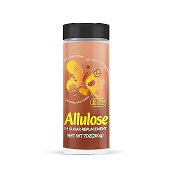 Lesweet Allulose Sweetener with Monk Fruit Extract7 oz, 11 Sugar Substitute, No Erythritol, Zero Calorie Granulated Sweetener for Baking, Cooking & Coffee, Sugar Free, Keto Friendly