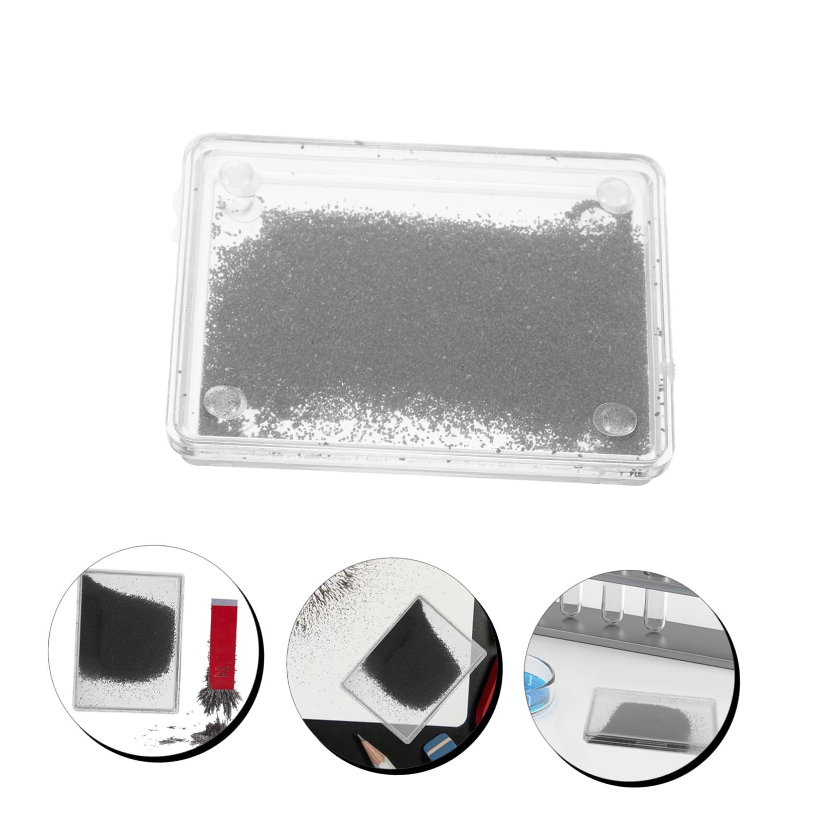 Eisenpulver Und Eisenspäne 5 Stück Magnetfeld Demonstrator Für Naturwissenschaftliche Experimente Geeignet Für Schulklassen Und Physiklabore