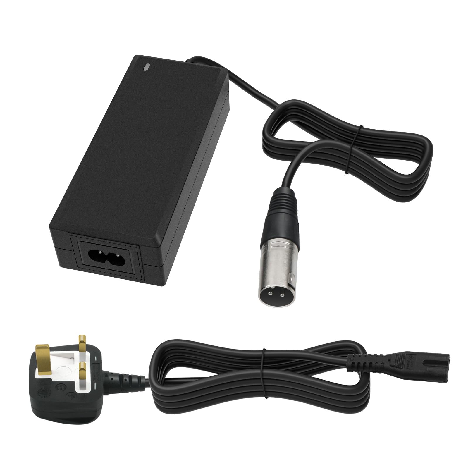 29.4V 24V 2A Vacum cleaner Charger for Pride Go Go Elite Traveller Shoprider ActiveCare Lead Acid Battery Male XLR Connector Plug