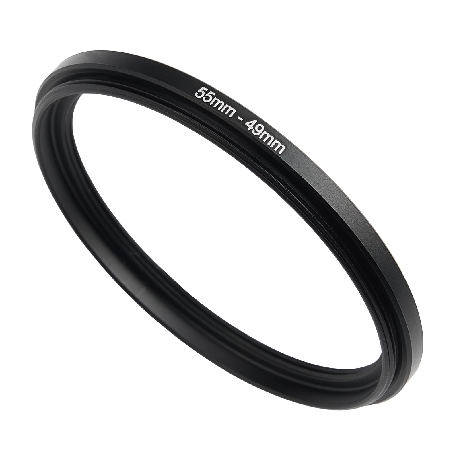 55mm to 49mm Step-Down Ring Filter Adapter,for All Brands UV ND CPL, Metal Ring Step-Down Rings Adapter Filter (55mm-49mm)
