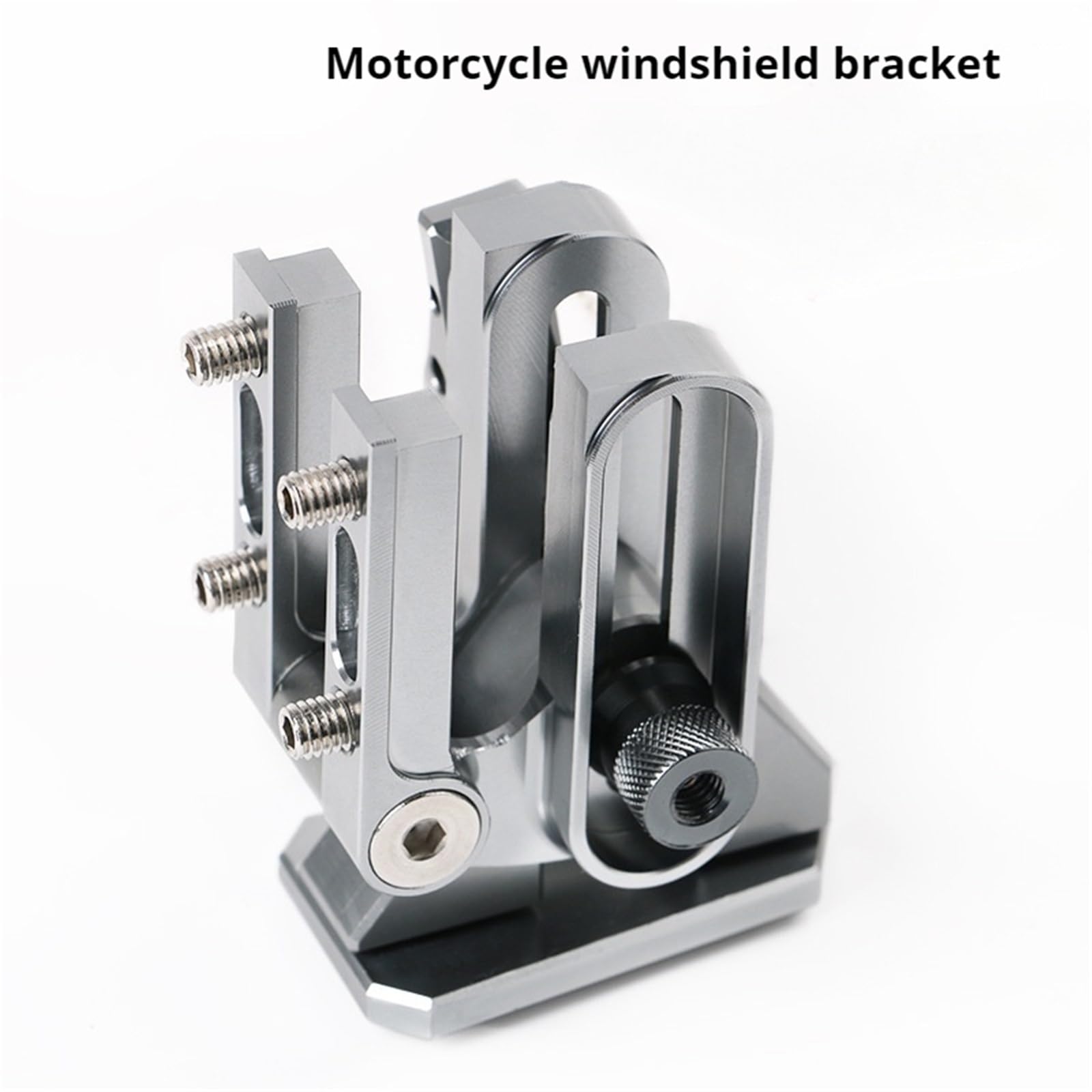 Przednia szyba motocyklowa Uniwersalny spojler przedłużający szybę motocyklową do skutera, podwyższony, pasujący do CBR650F YZF-R15 R1200GS DUKE(Smokey)