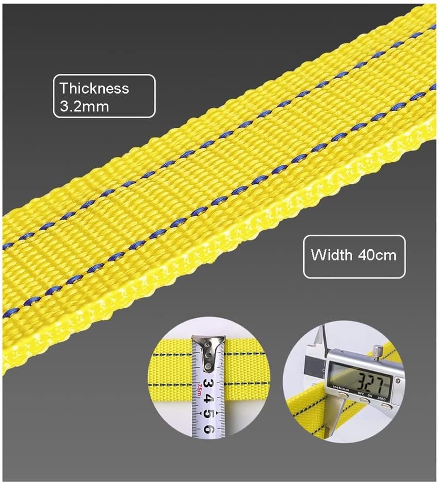 Tow Rope, Car Heavy Duty Recovery Tow Straps 5 Ton 3.8M with 2 Hooks Used for Vehicle Towing, Removing Tree Stumps, Etc, Vehicle Towing Accessories(6m)