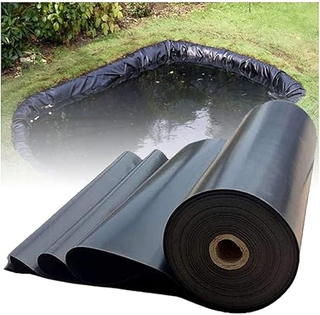Image Swim Pool Pond Liner, Large Fish Pond Liner Garden Pools Reinforced HDPE Heavy Duty Landscaping Pool Pond Waterproof Liner Cloth 0.2Mm Thickness Image Swim Pool Pond Liner, Large Fish Pond Liner Garden Pools Reinforced HDPE Heavy Duty Landscaping Pool Pond Waterproof Liner Cloth 0.2Mm Thickness