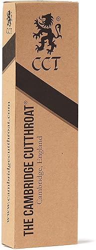 Miniatura 9 de The Cambridge Cutthroat Cut Throat Razor Kit Missanda Hardwood & Stainless Steel Professional Barber Razor, Premium Single Blade Straight Edge