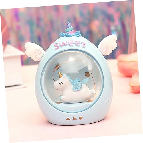 Miniatura 9 de Homoyoyo Lámpara de unicornio pequeña para niñas LED de noche y escritorio para niñas, decoración de dormitorio