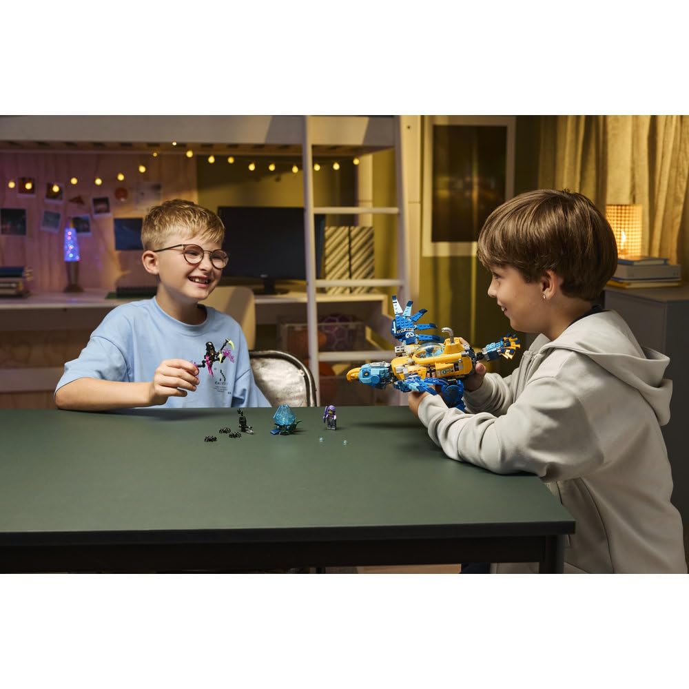 LEGO DREAMZzz Krokodylołódź podwodna 71512 | krokodylołódź, zabawka akcji, prezent dla chłopca i dziewczynki 8+, przygoda fantasy, 1107 elementów