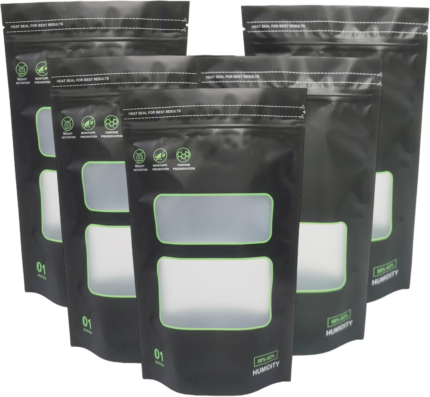 Unipusaur 1 Ounce Bags,50 Pack Lock & Seal Storage & Curing