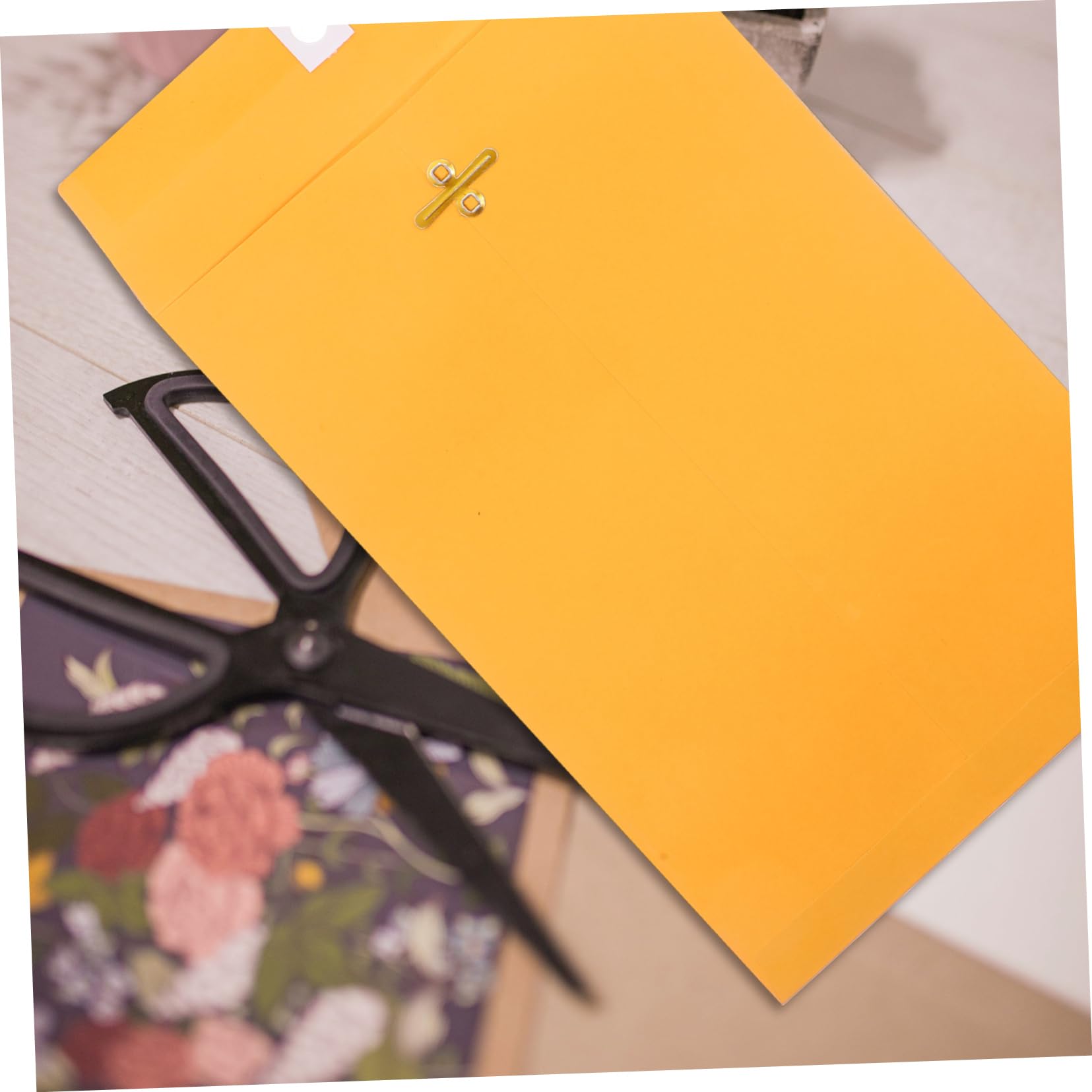 Buste Invito Kraft Oro 6x9 Pollici, 50 Pezzi Chiusura