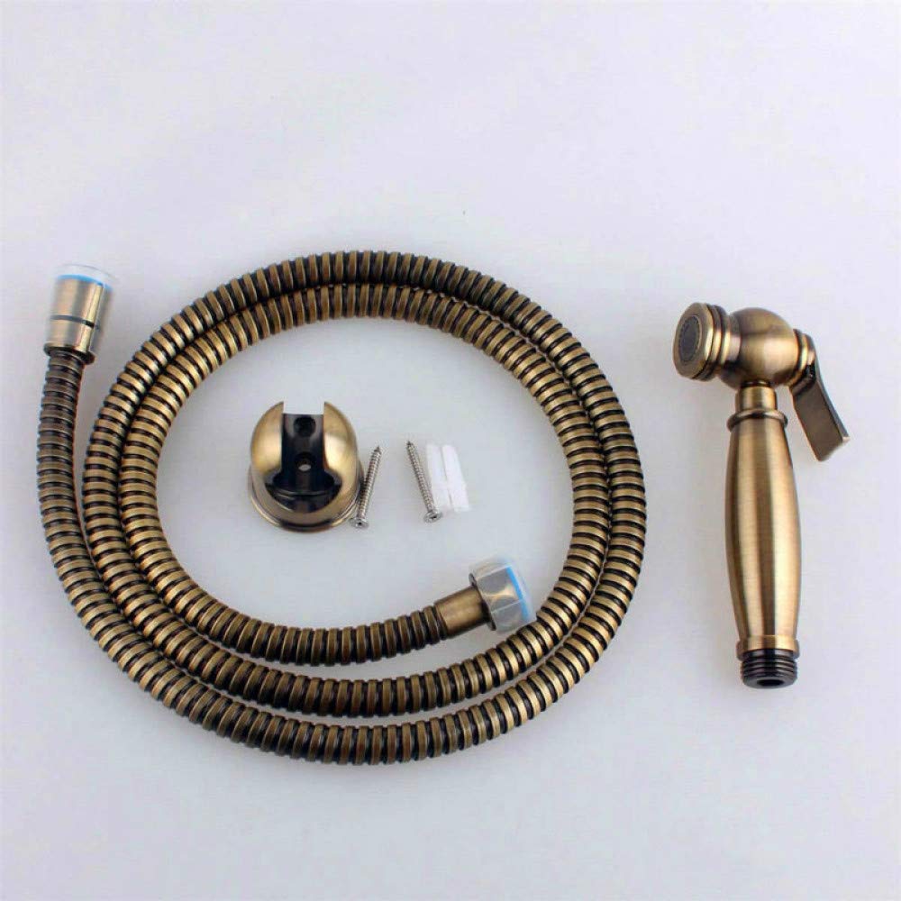 Kit Spruzzatore Wc Doccia Bidet Placcato Ottone Bronzo Antico Con Staffa E Tubo Cina