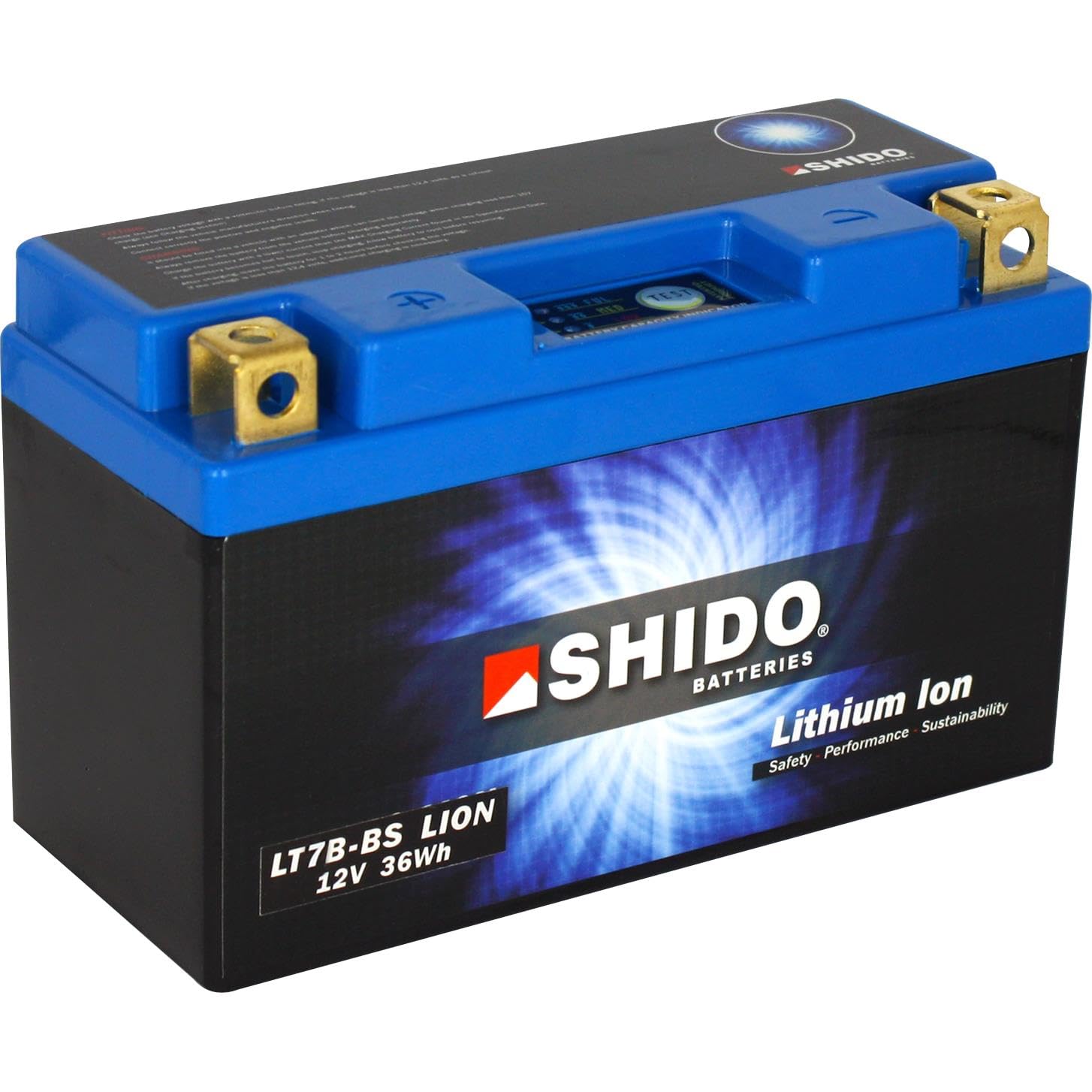 SHIDO LT7B-BS LION -S- Batterie Lithium, Ion Blau (Preis inkl. EUR 7,50 Pfand)
