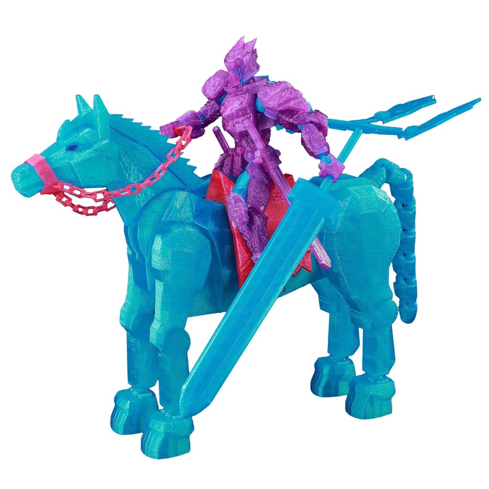 Zhongkaihua Kavallerie-Ritter-Figur, 3D-Druck, mittelalterlicher Stil, voll bewegliches Modell, 14 cm, Actionfiguren, Ornamente, Sammlung, Geschenke, dekorativ