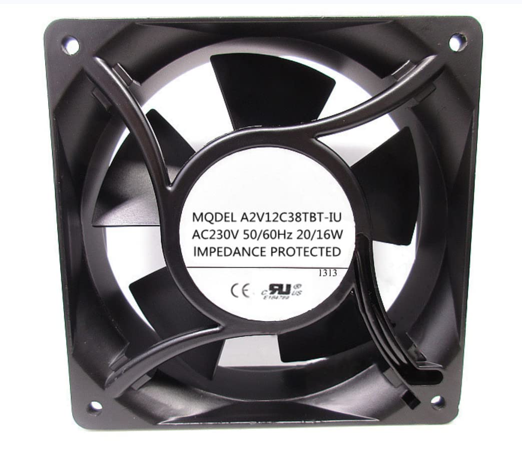 A2V12C38TBT-IU AC230V 20/16W 50/60Hz Cooling Fan 120X120X38mm