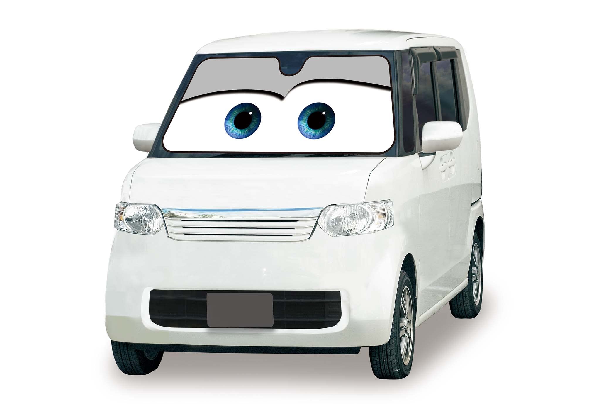 ナポレックス(Napolex) カーズ 車用サンシェード フロント用 吸盤不要 1300x550mm 軽自動車対応 グレー 収納 強烈な日差しを遮る カー用品 ディズニー DC-92