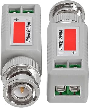 Cmple Video Balun Bnc Male CCTV Coaxial Camera Adapter 1 Channel - 2 Pair