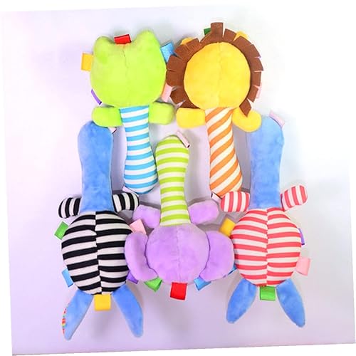 Miniatura 2 de BESPORTBLE Year Plush Animal Hand Rattle Educational Sound for Newborns Soft Elephant Shape Wrist Rattles for Boys and Early Learning and Interaction