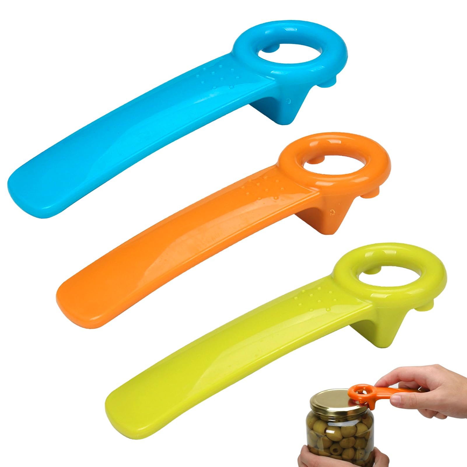 ouvre-bocal 3 pièces set multifonction