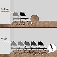 Vista 4 de Jetec 36 Piezas Tapas para Patas de Sillas Plegables de 7/8 Pulgadas Tapas de Extremo de Silla de Plástico Resistente Deslizadores de Muebles